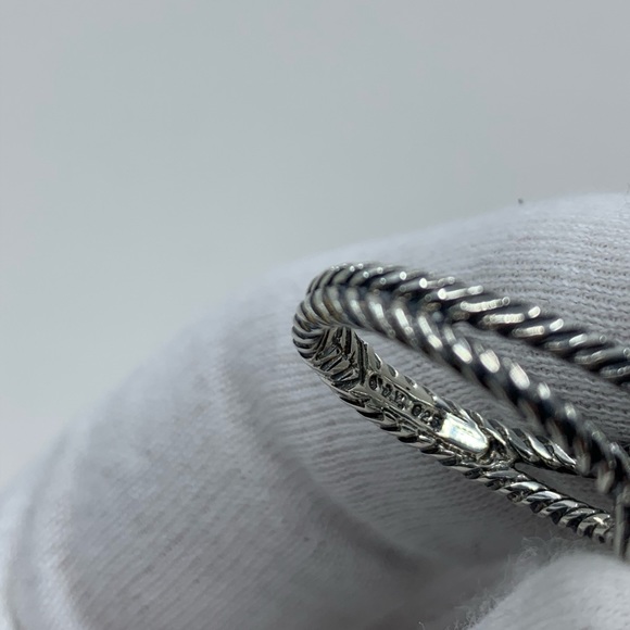 David Yurman Petite Albion Ring w/ Blue topaz - Picture 6 of 6